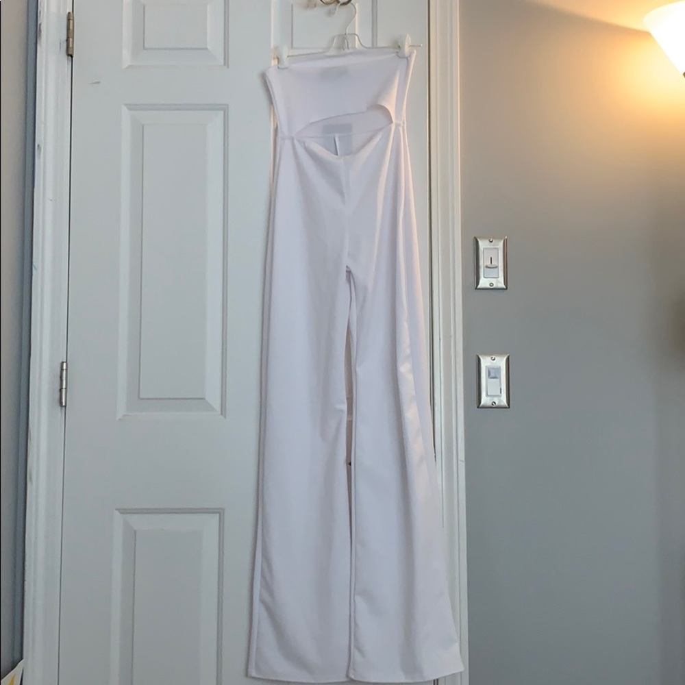 Pretty Little Thing White jumpsuit with tags
